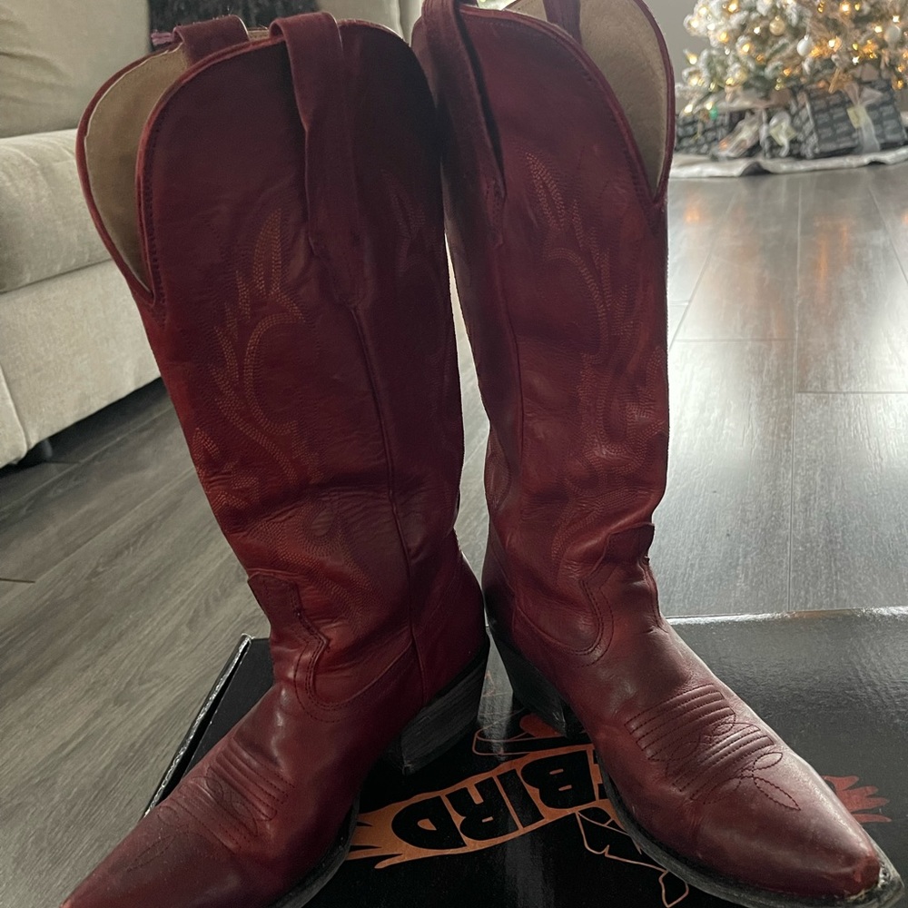 Freebird woodland red size 8 cowboy boots